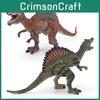 Detailed Spinosaurus Dinosaur Model In Green And Red Excellent For Home Decor