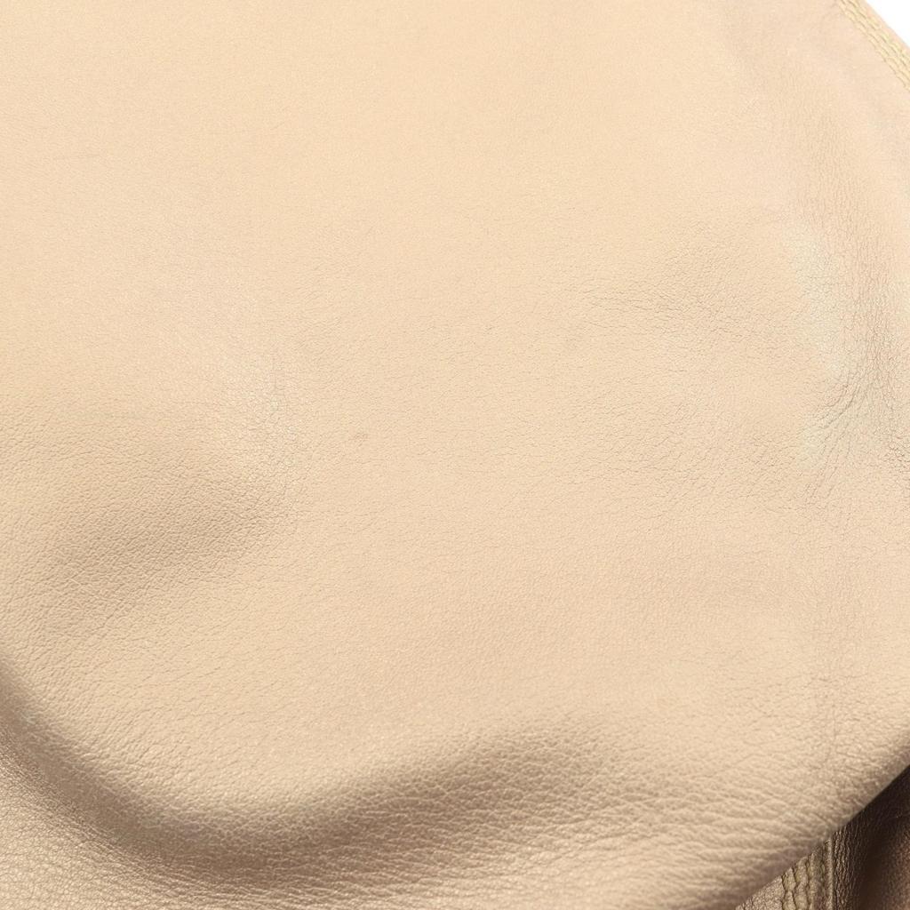 Used LOEWE Nappa Aire Handbag Leather Gold Used Women