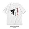 Taekwondo Martial Art Tshirt Woman Man Summer Cotton Cartoon Printed Tshirt Adult Classic Oneck Shortsleev Gift Tops Tee