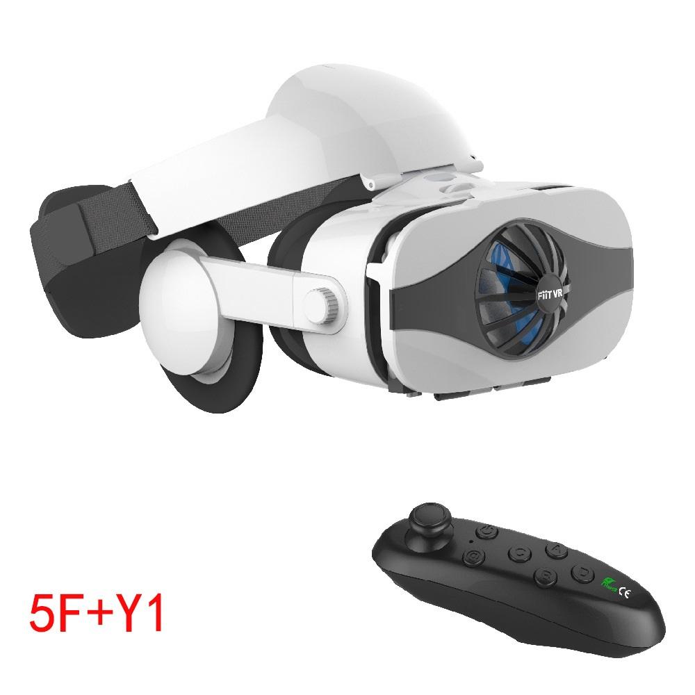 VR Virtual Reality Eye Lens Wearable 3D Glasses Helmet Headphone Version Heat Dissipation Support Game Controller
