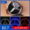 Adesivo per Auto per Mercedes Benz Emblema LED Luce Griglia Anteriore Stella Logo Illuminato Bianco Blu Rosso Distintivo W204 W205W213W253W166W1