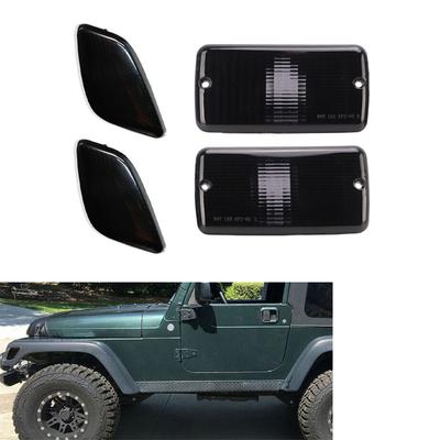 Nové bočné obrysové svetlá na blatníku dymového nárazníka pre Jeep Wrangler TJ 1997-2006