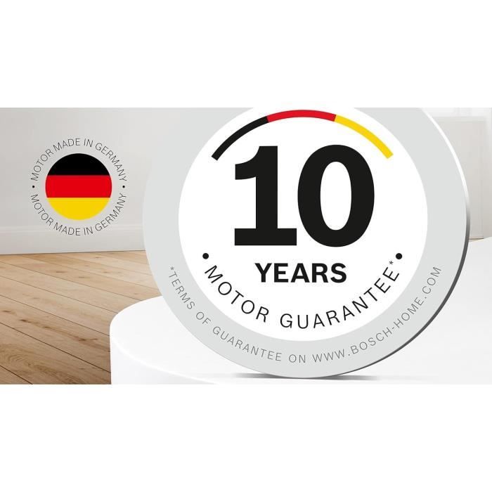 BOSCH BBS611BSC - Aspirateur balai multifonction sans fil - noir - aspirateur à main intégré - 2 vitesses - 30 mn d'autonomie