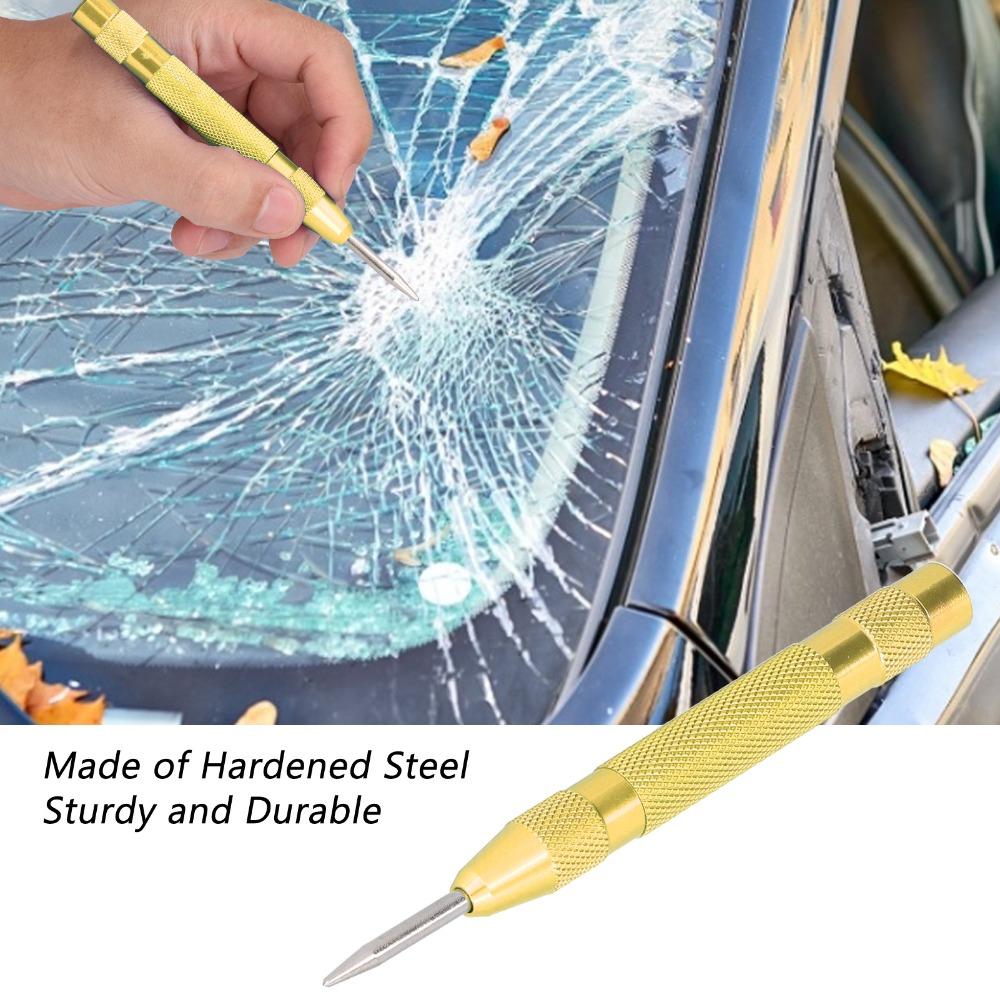 HSS Tip Center Hole Punch Adjustable Force Metal Center Punch Spring Loaded Punch For Plastic