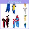 Pijamale Onesie de Iarnă cu Animale Drăguțe de Desene Animate Pentru Copii Groase și Călduroase
