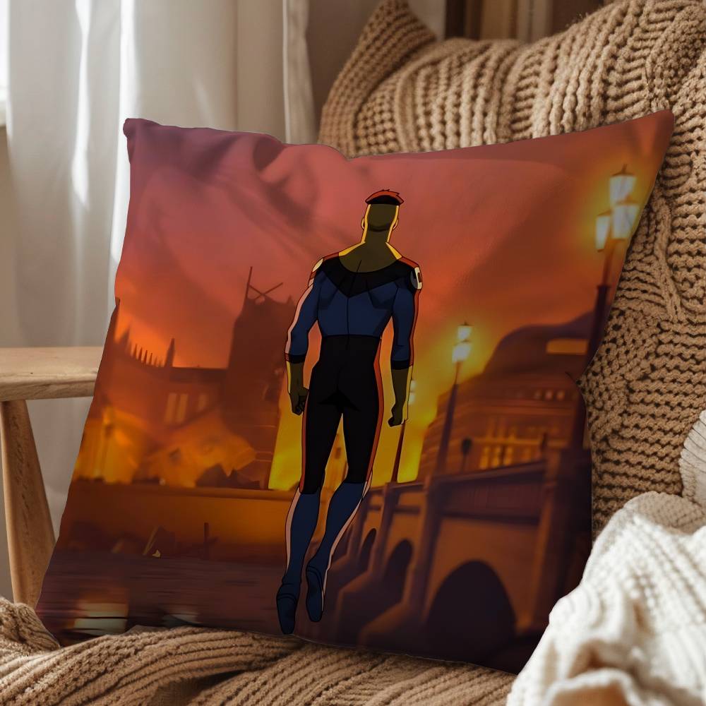 game Conquest MMark Invincible Print Throw Pillow Cover cm Square Cushion Case for Living Room Bedroom Decor