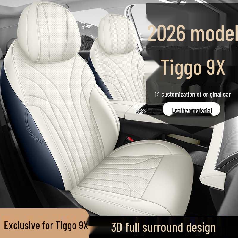 Chery Tiggo 9 & 9x Sitzbezüge: Vollumrandung, Ganzjahres, Fünfsitzer-Kissen