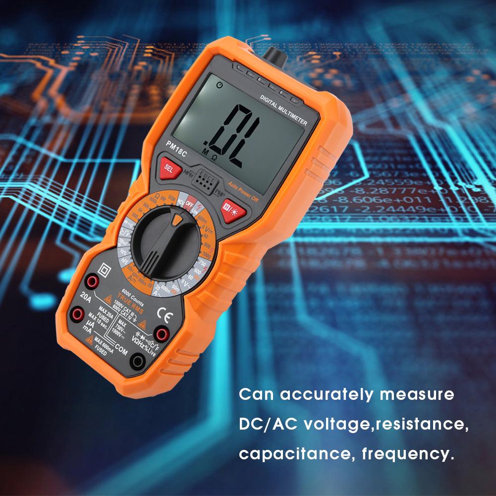 PEAKMETER PM18C Intelligentes Digitalmultimeter Spannung Widerstand NCV-Tester
