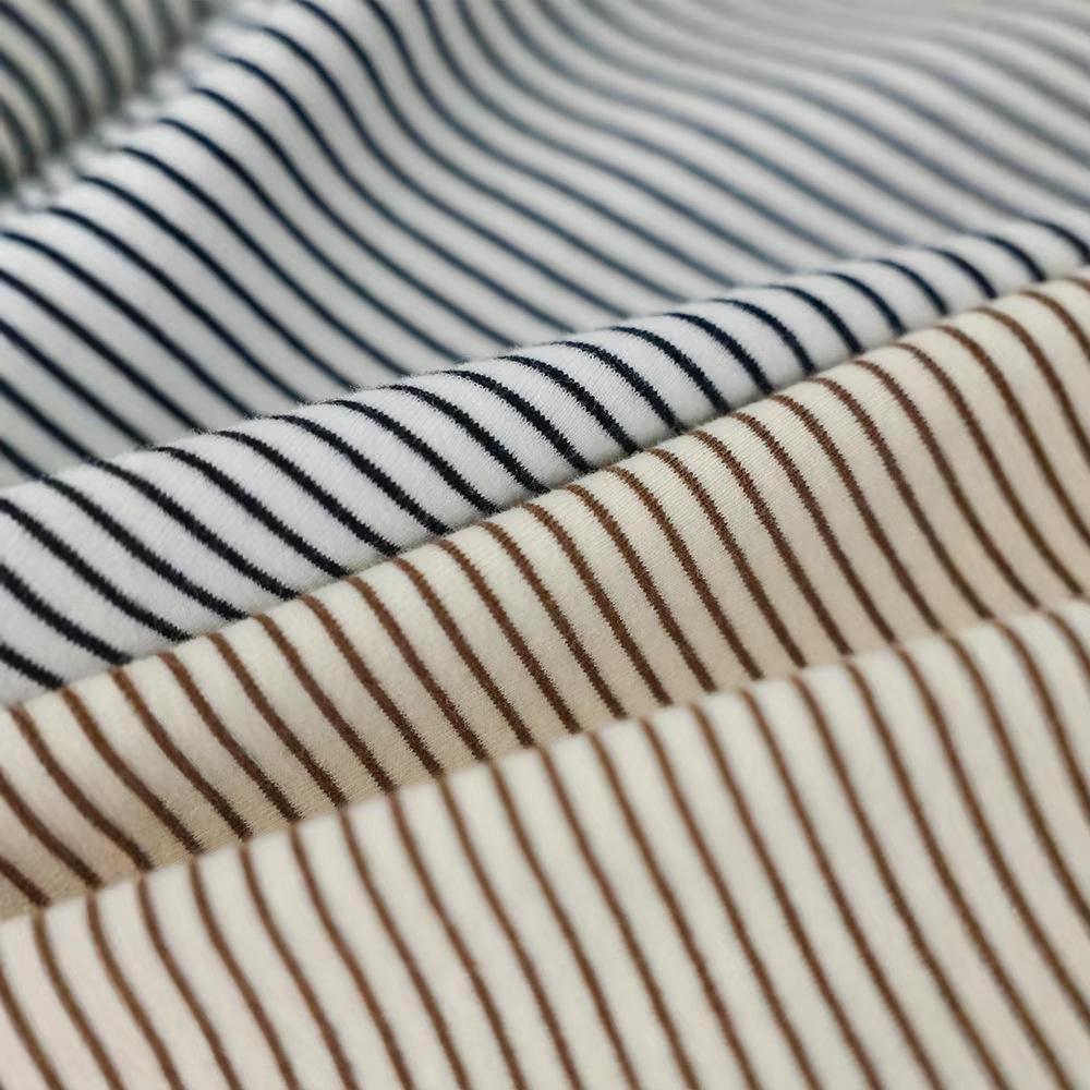 Kids' Winter Striped Velvet-Enhanced Thick Warm High-Collar Long-Sleeve T-Shirt