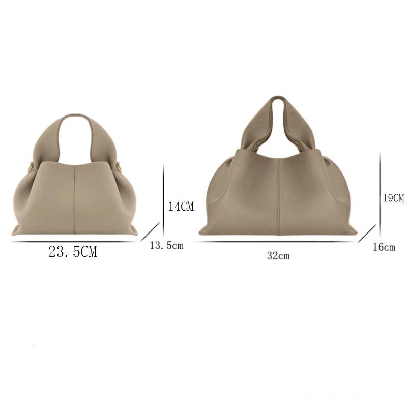 Designer Handtasche Damen Knödeltasche Schulter Umhängetasche Mutter Weiches PU-Leder Tragetasche Geldbörse