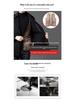 2025 Winter Men's Fashion Wool Coat, Double-Sided with Suit Collar, White Goose Down, Trendy Warm Outerwear
