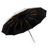 192-Bone automatic folding umbrella, large male reinforced, thickened and strong, wind and rain resistant, dual-purpose sun umbrella, sunshade
