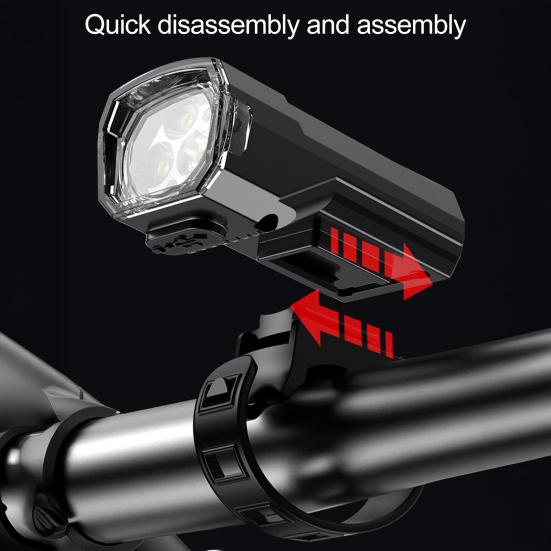 Sykkellykt Vanntett Moduser Justerbar USB Oppladbar Universell MTB Landeveissykkel Terrengsykkel Nattkjøring LED Frontlykt