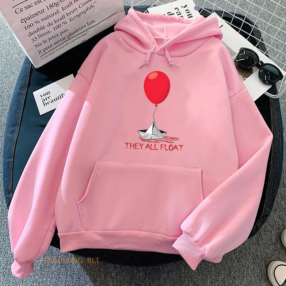 Horror Movie Graphic Printing Sweatshirts Long Sleeve Women/Men Winter Hoodies Casual Female Graphic Printing Pullovers Tops