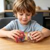 Duhová dřevěná struktura Mačkací míček Měkký TPR Fidget pro uvolnění stresu Tvarovatelný Pomalé vracení do původního tvaru Přenosný dekompresní gadget pro děti i dospělé