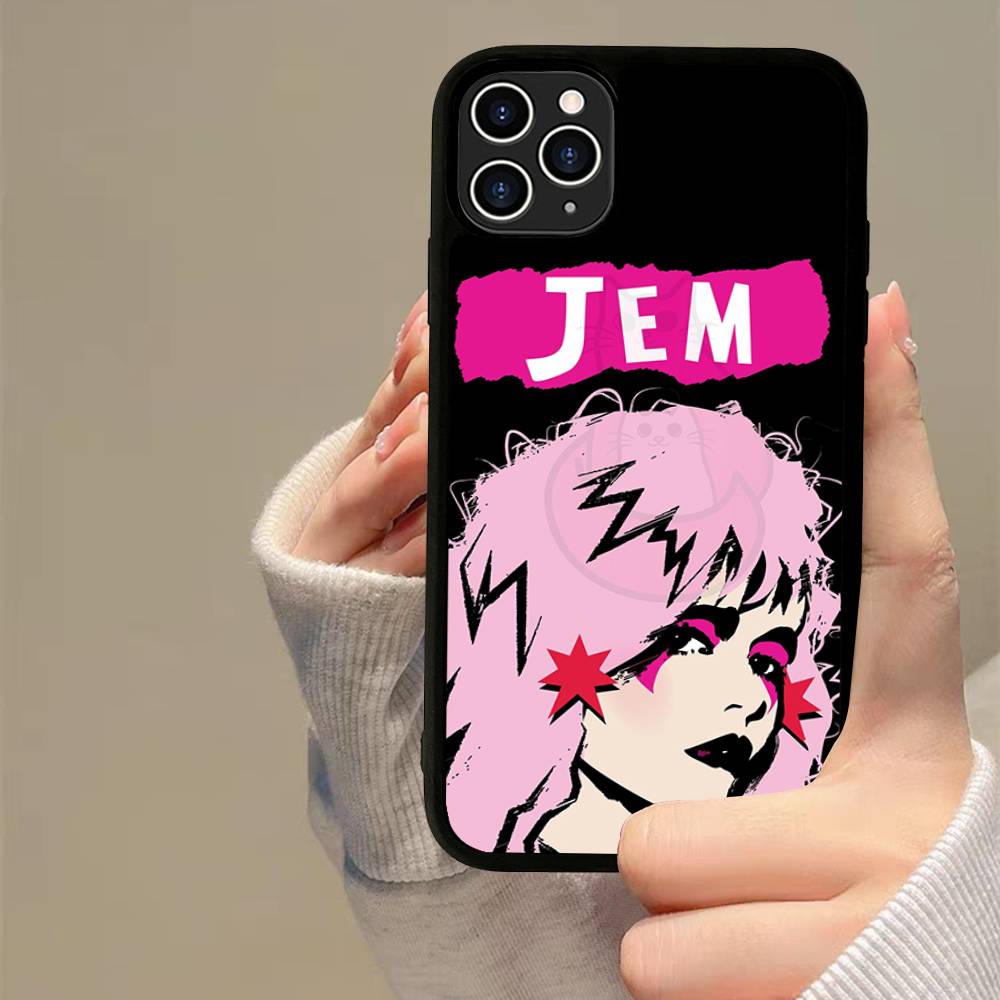 

J-Jem And The Holograms For iPhone 11 12 13 14 15 16 17 Pro Max Plus TPU+PC Shockproof Back Phone Cases Samsung S21 Plus