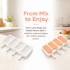 Grid Pattern Ice Bar Maker Square Ice Lolly Mold Portable DIY Ice Cream Mold  Summer Dessert