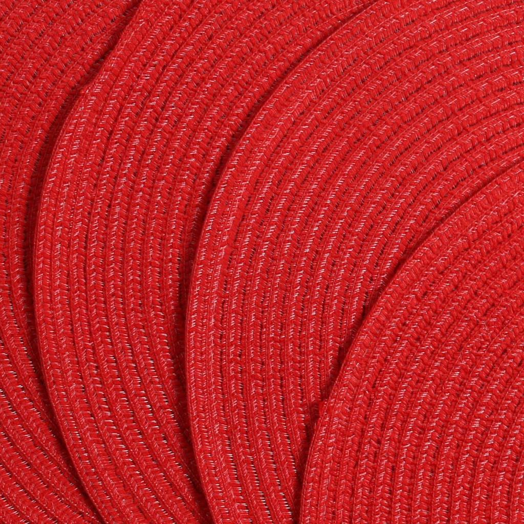 4-piece Cotton Woven Table Mat Woven Cup Mat Non- Table Mat Kitchen 15-inch Room Table Mat