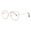 Vollrand Geometrisch Gold Rot Smartbuy Kollektion Addisone 911f Modische Herrenbrille