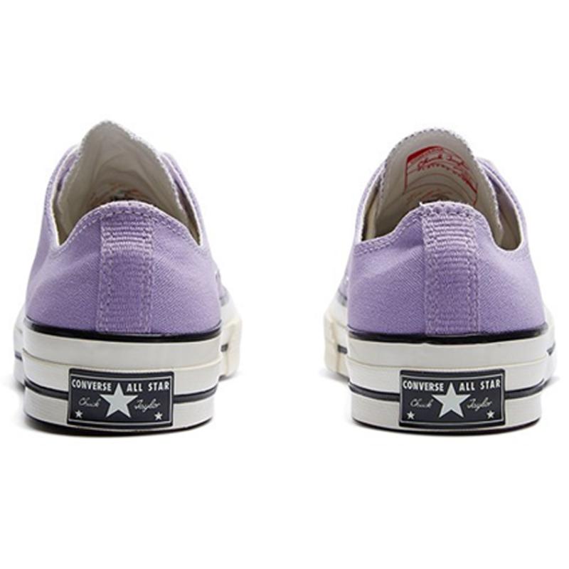 Converse 1970s Round Toe Lace-Up Low Top Espadrilles Unisex Purple