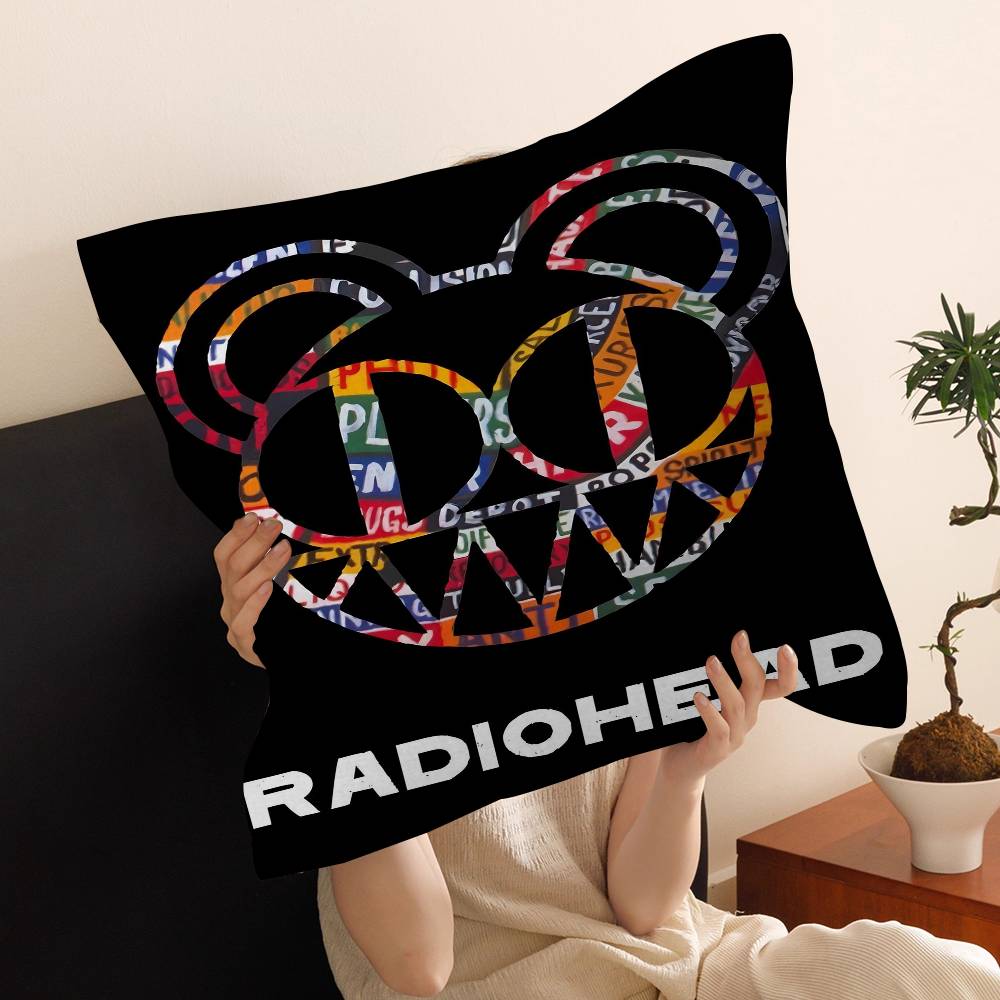 Art Rock Band Radiohead Maple Design Cushion Cover Happy Autumn Harvest Decor Holiday Decorati Pillow Cover