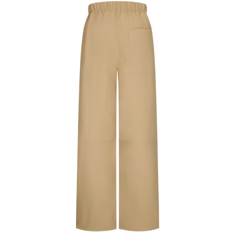 Calvin Klein Letter Drawstring Waist Outdoor Trendy Sports Wide Leg Cargo Pants Women pants 47G636G