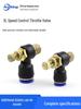 Pneumatic Regulator SL4-M5 with Exhaust SL6-01 and Speed Control Valves SL8-02, SL10-03, SL12-04.
