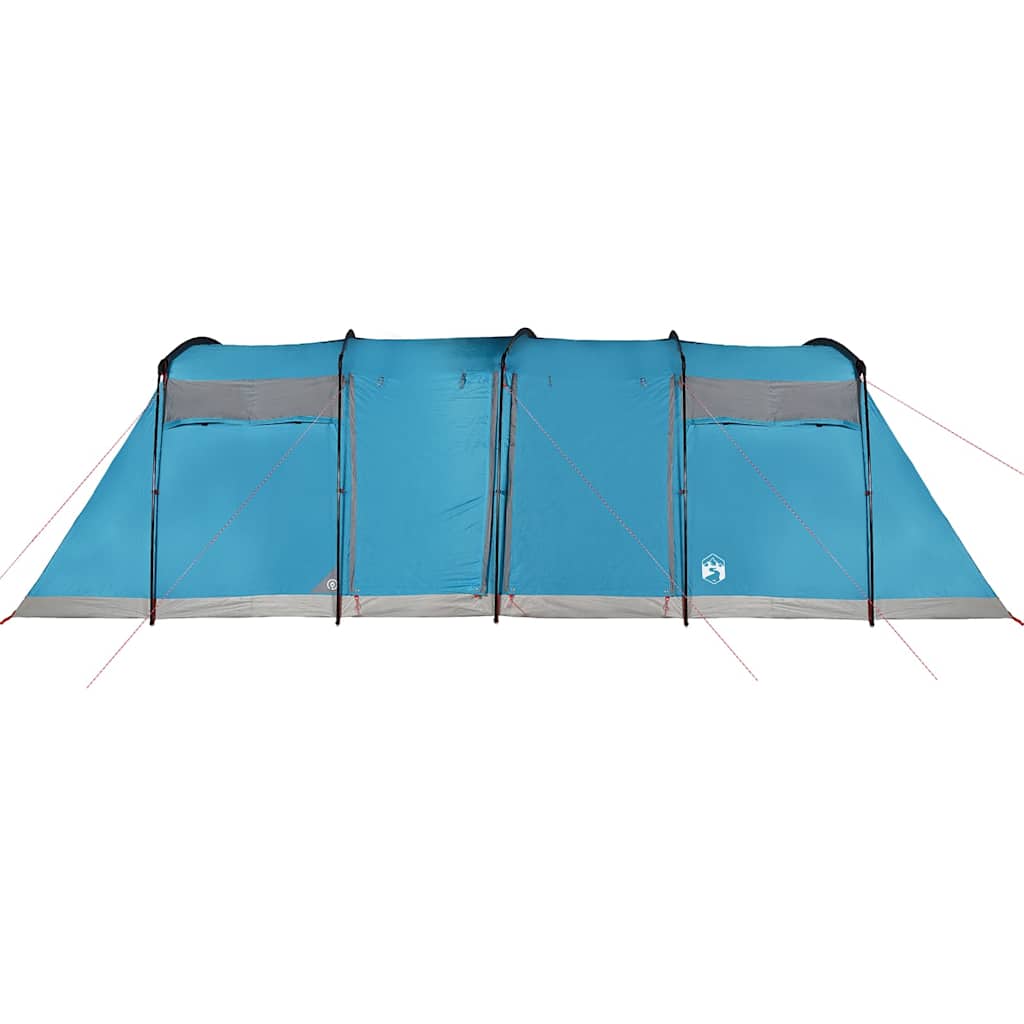 Tunnel Family Tent for 10 Persons Blue Waterproof