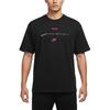 Nike T Shirts Men's Black Crew Neck Moderate IF3015-010