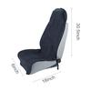 2PCS Towel Car Seat Covers Swimming Black Fit Car VanAthletes Fitness Gym Running Beach