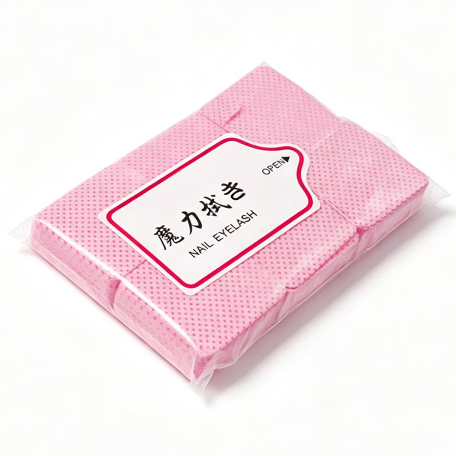 100/300Pcs Eyelash Glue Remover Cotton Wipes, Lint-Free Cleaning Cotton Pads, Makeup tools