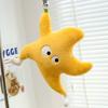 Star Pillow Plush With Running Posture Design For Kids Bed Decor Headboard
