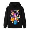B1233 Kids Boys Girls Kpop Rumi Zoey Mira Print Long Sleeves Hoodie