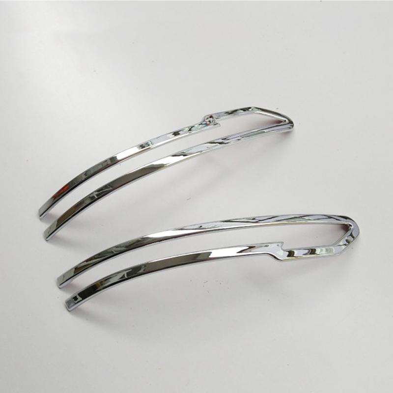 Side Mirror Strip Cover Trim for Nissan Navara Np300 2015 2016 Abs Chrome Car Styling Stickers Auto Accessories & Part 2 Pcs