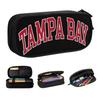 Custom Tampa Bay Letter Pencil Cases for Girls Boys Big Capacity Pen Box Bag Stationery