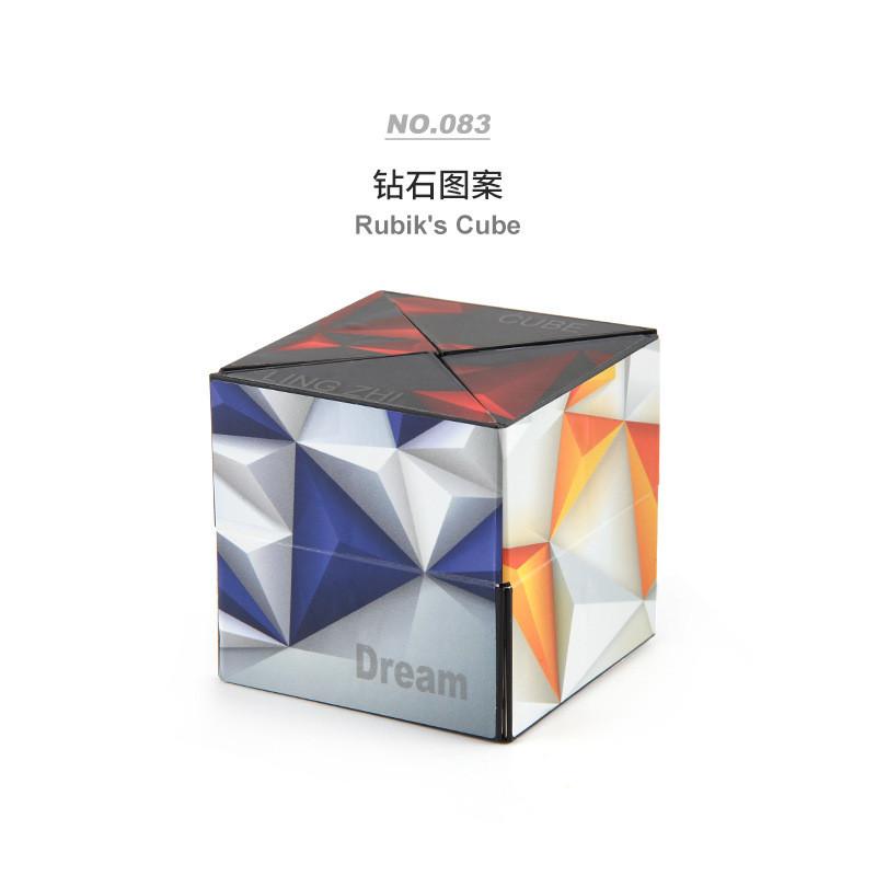 Vielseitiger Magnetwürfel 3D-Puzzle Premium-ABS-Material Stressabbau Spielzeug Design