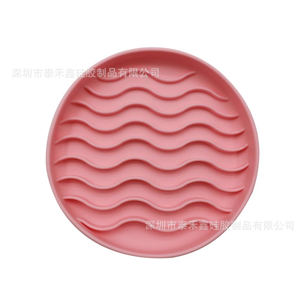 Pet Licking Food Pad Plate Non-slip Cat and Dog Licking Food Pad Sub-format Pet Slow Food Bowl Anti-choking Silicone Pet Licking Pad