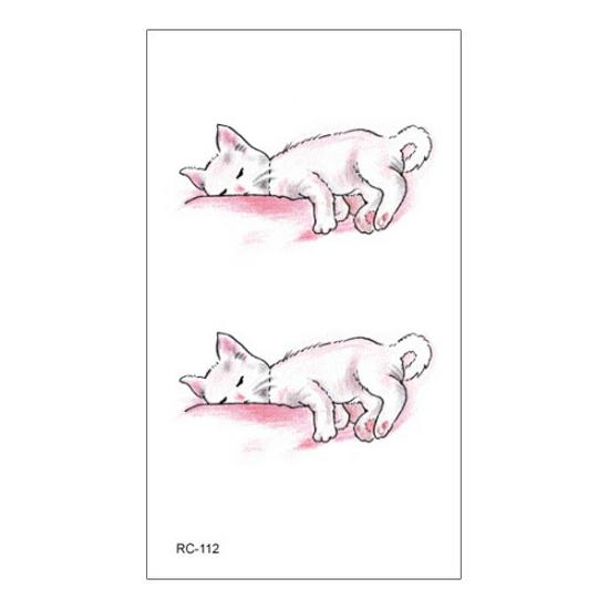 Waterproof Gradient Color Cartoon Temporary Tattoos for Men & Women