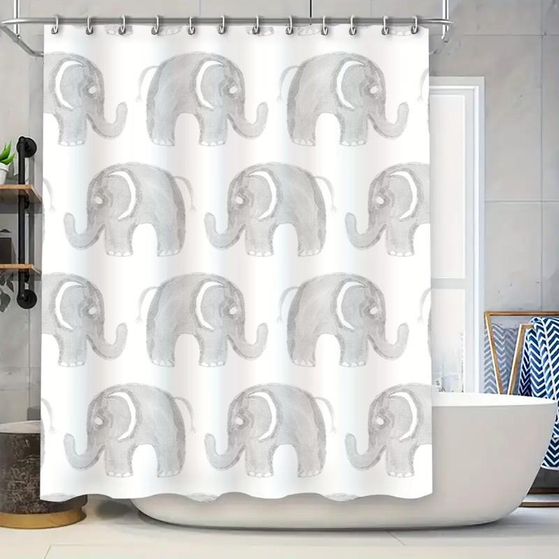 Watercolor Yellow Floral Shower Curtain Fabric Waterproof Bath Decor Home Textiles 90x180cm