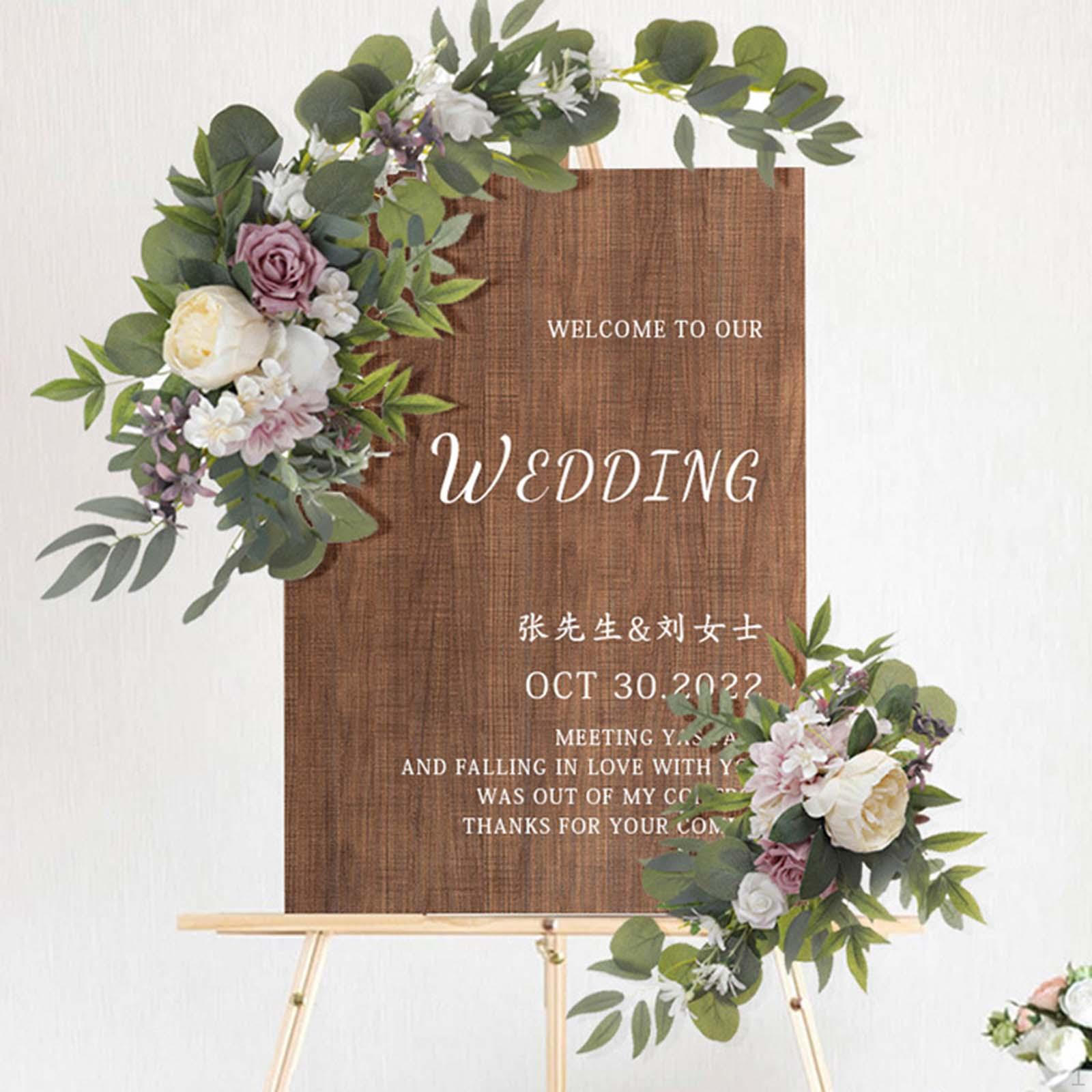 

2 шт. подвесных искусственных цветов гирлянда для цветочной композиции декоративная свадебная арка