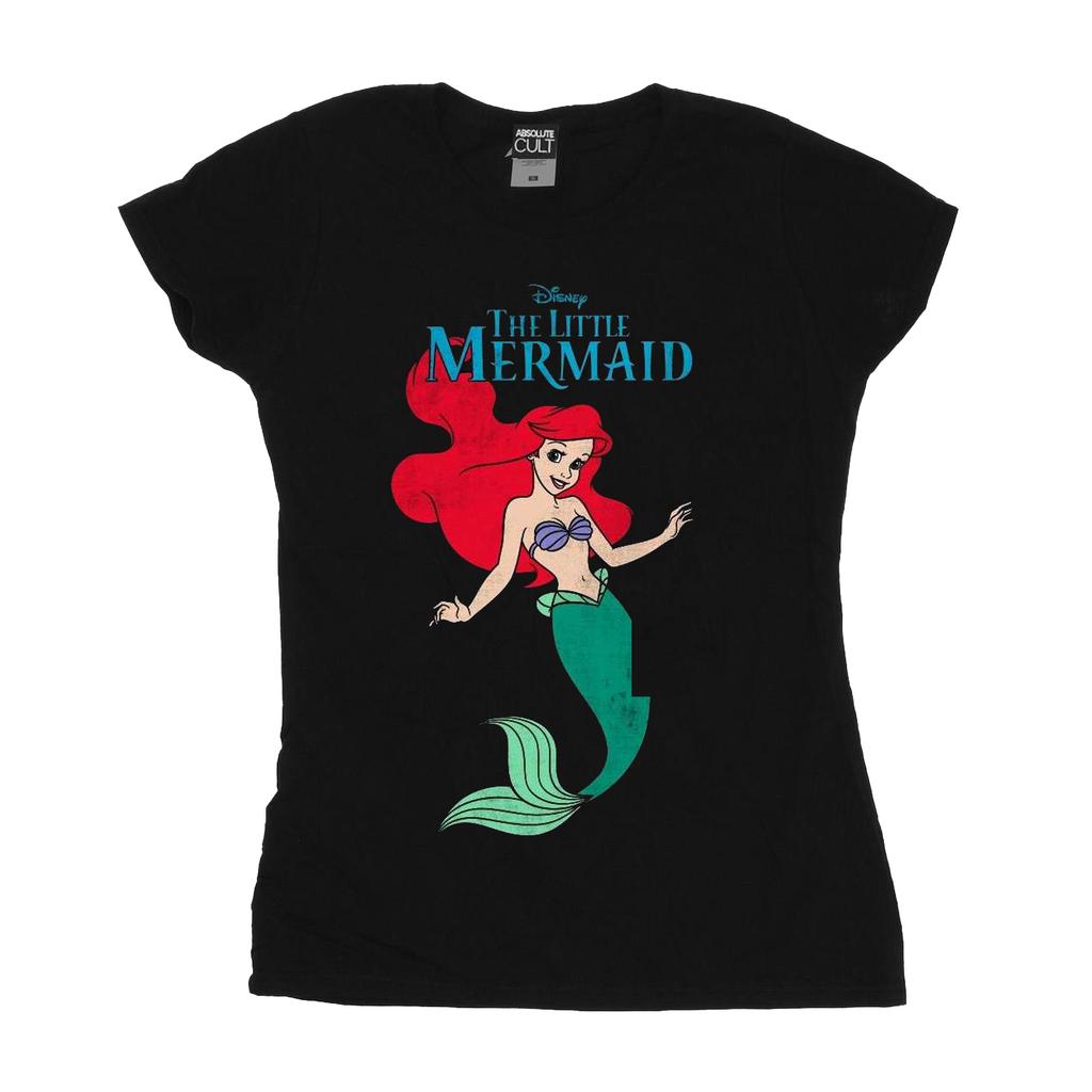 Disney Womens/Ladies The Little Mermaid Line Ariel Cotton T-Shirt