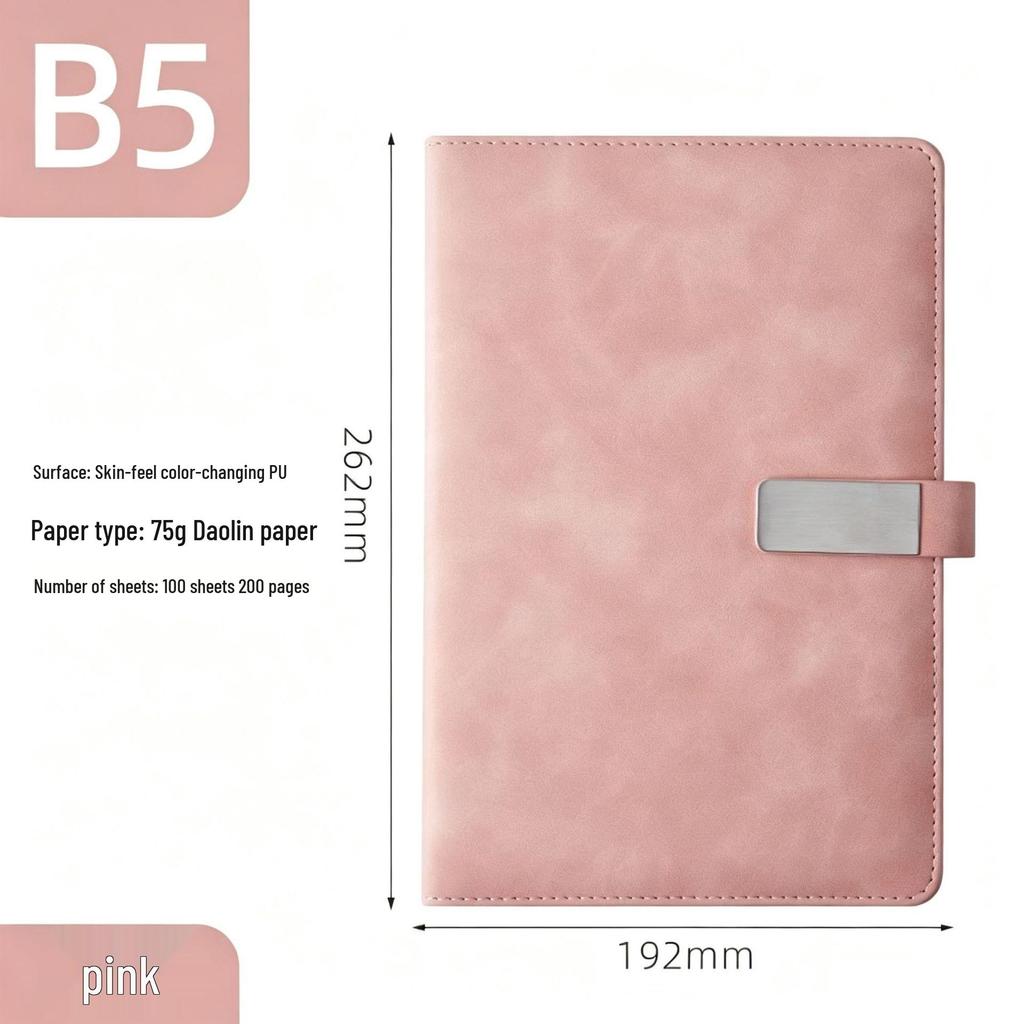 A5 Custom Logo Business Notebook Set - Premium Gift for Office Meetings