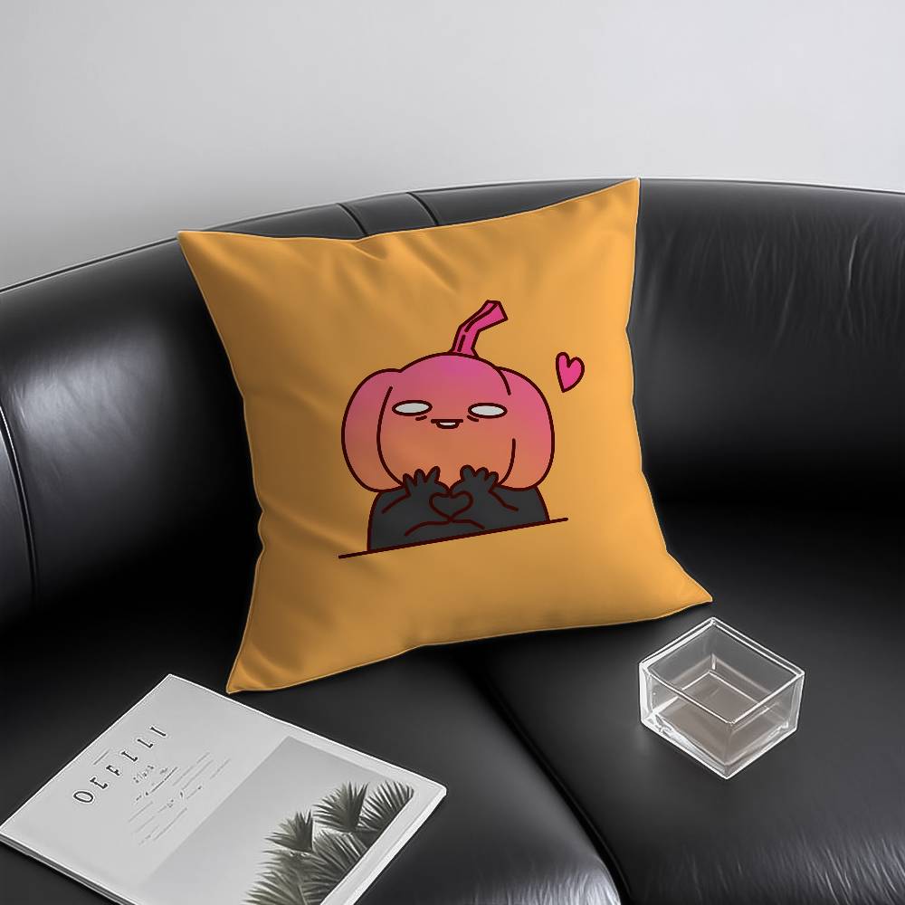 

МУЛЬТФИЛЬМ Хэллоуин Милая наволочка Защита от пылевых клещей Невидимая молния Диван Кровать 12x12Inch