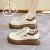 High Value Internet Celebrity Ins Tide Board Shoes 2025 Spring and Autumn New Versatile Height Increase Sports and Leisure Platform Bread Shoes Women