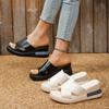 Fashion 2024 Fashion Summer Women's Sandals Luxury Wedges Slippers Black Platform Shoes for Women Shoes Zapatos De Mujer