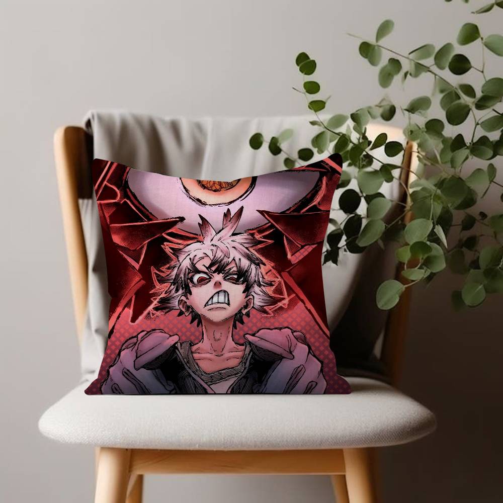 Cartoon Cool Manga Fashion Decorative Pillowcase Throw Cover GGachiakuta Pillow Case Cushion For Living Room Square Home Decor