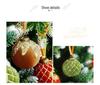 Painted Plastic Christmas Tree Ornaments Set - 8cm Balls Available in 9pcs or 12pcs