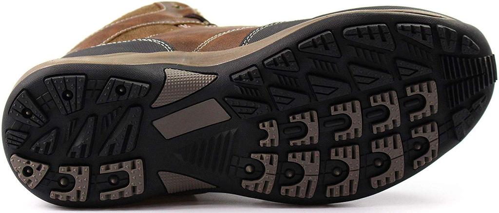 Edwin Sneakers EDS-9120 Men's High-Top (26.5cm, Brown)