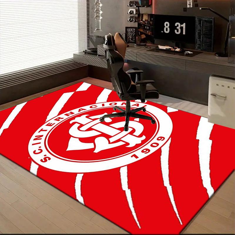 Inter Club Emblem Printed Office Carpet Chair Cushion Entryway Rug, Rugs for Living Room, Bedroom Christmas gifts