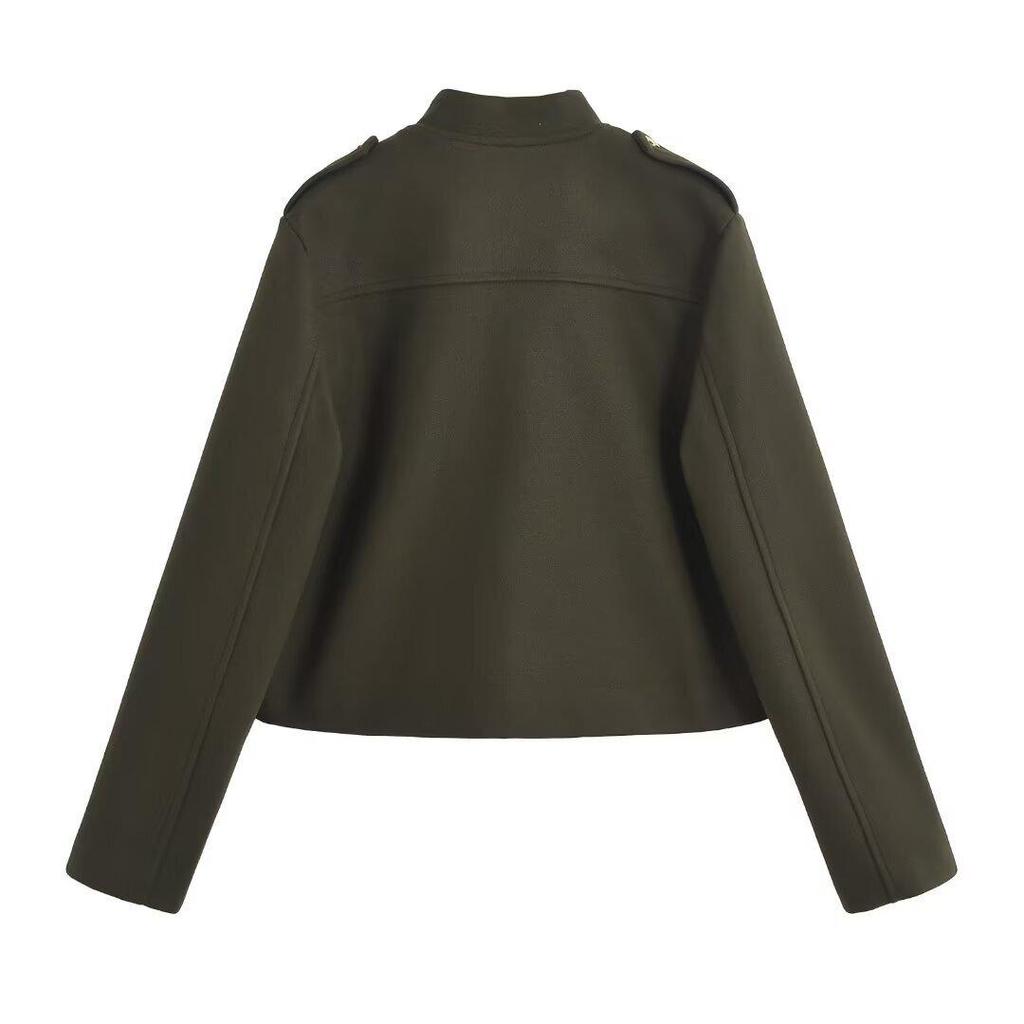 2024 Autumn Women's European & American Style Soft Short Jacket Coat